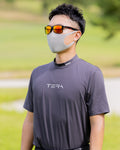 TERA　モックネックシャツ　グレー